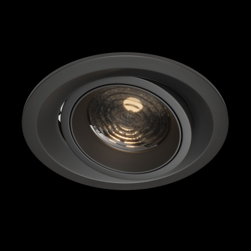 Встраиваемый светильник Maytoni Elem DL052-L12B3K, 12W LED, 3000K, черный
