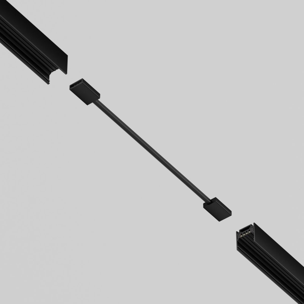 Гибкий коннектор для токоведущей ленты Maytoni Exility IP O-TR002-SC, черный
