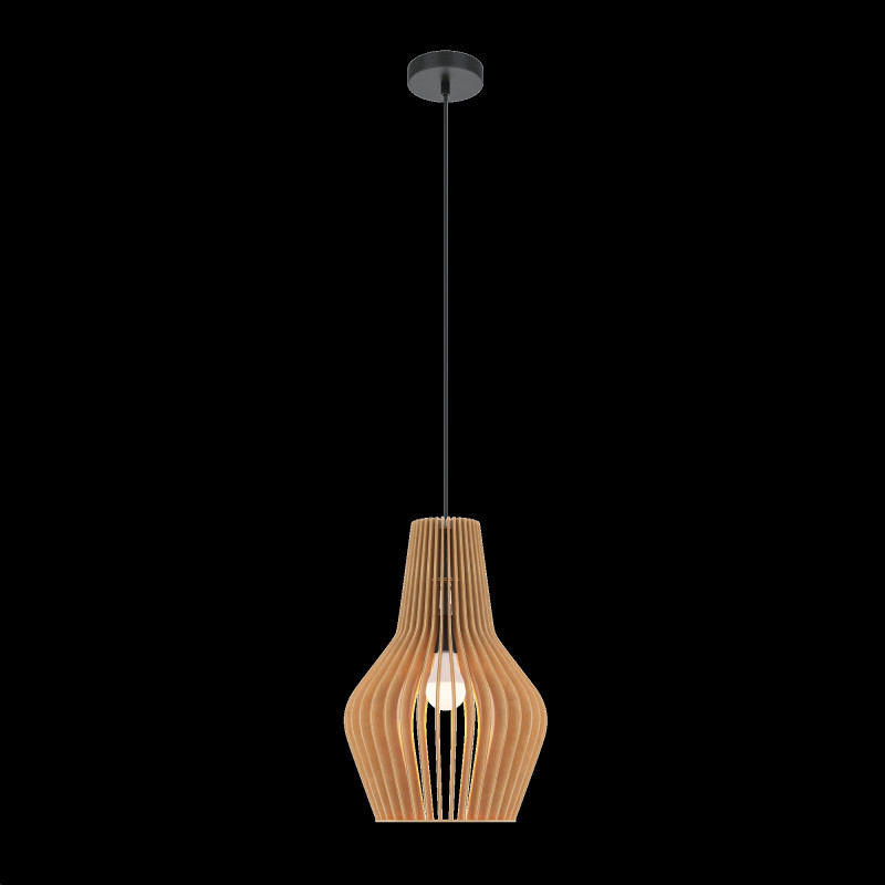 Светильник 30 см, Maytoni Roots MOD191PL-01W1, черный-дерево