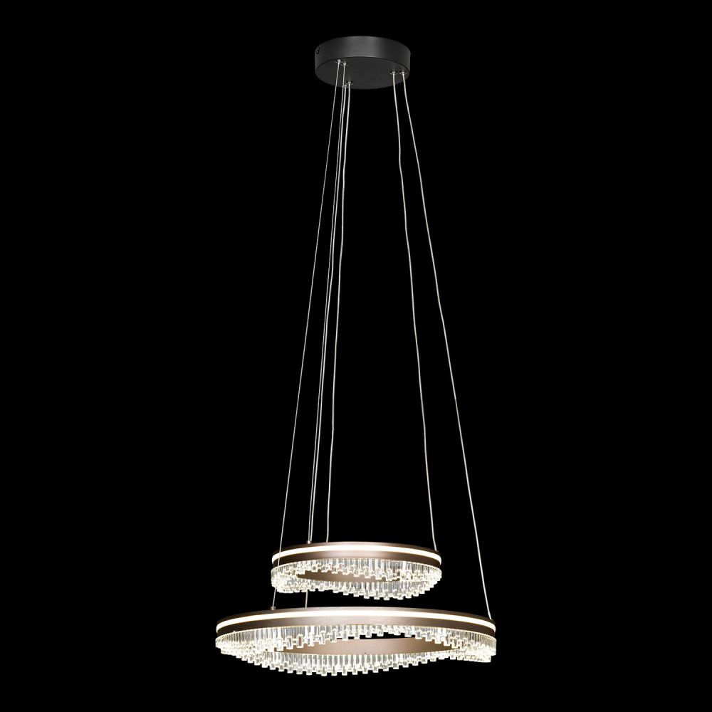 Люстра подвесная *50*45-150 см, 1*LED*50W, 4000K, Lussole Hardin LSP-7428, коричневый