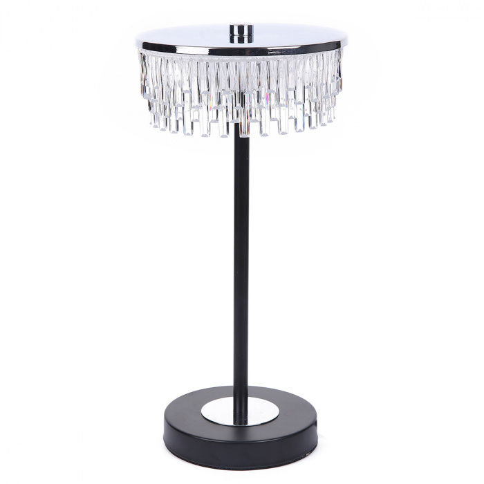 Настольная лампа 32 см, 7W, 4000K, Lumion 8204/1TL, черный-хром
