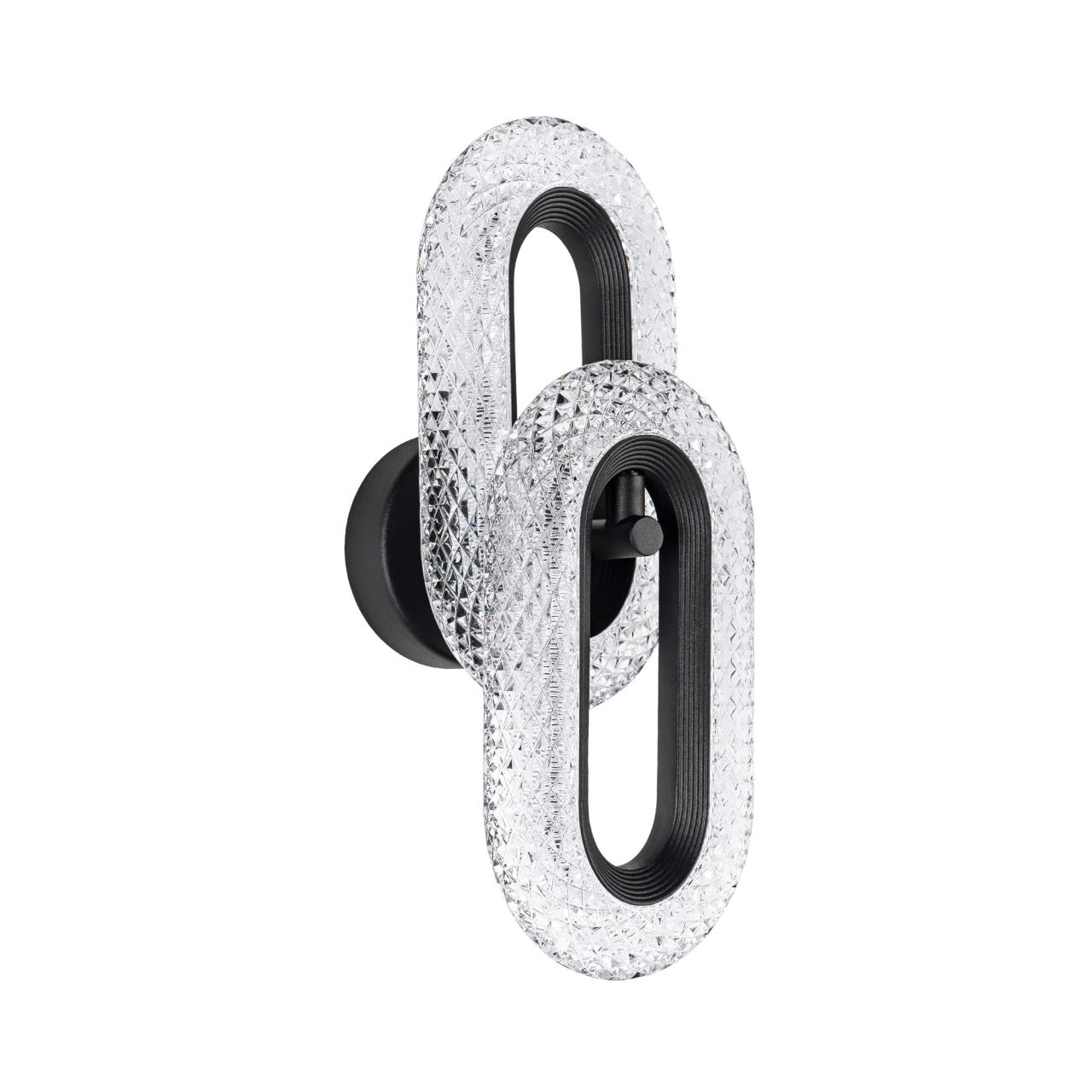 Бра 12*15*-35 см, *LED*16W, 4000K, Modestyle  MS.1120.02  BK, Чёрный