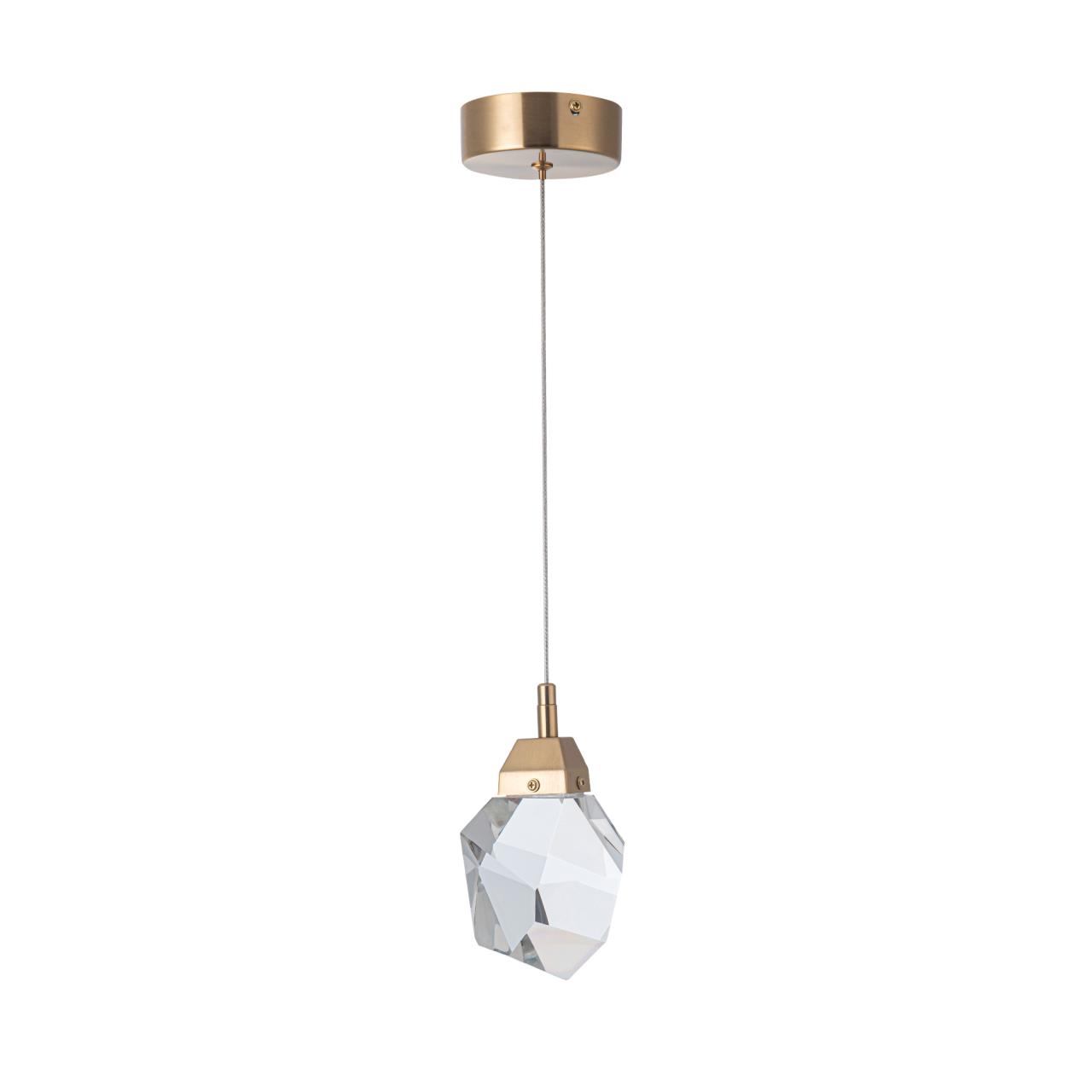 Подвесной светильник 11*11*100 см, LED 3W, 4000K, Латунь MODELUX ML.88972.1 BS