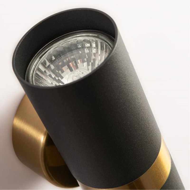 Бра 9*6*18 см, 2*GU10 черный Arte Lamp RAN A3143AP-2BK