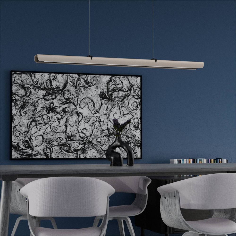 Светильник подвесной 120*13,5-150 см, 1*LED*30W, 3000-6000K, Lightera Bermeho LE104L-120GA WIFI, Черный