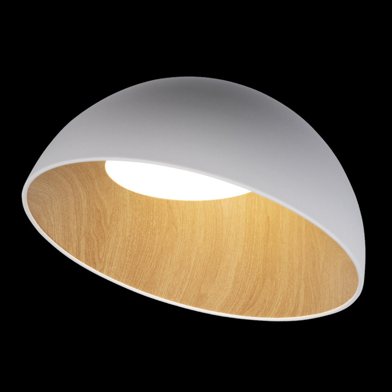 Cветильник 50 см, 36W, 4000K Loft It (Light for You) Egg 10197/500 White, белый-дерево