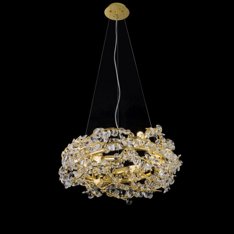 Подвесной светильник 60*30-130 см, 8*Е14*320W, K, iLamp Savage 9065-D600 GD, Золото