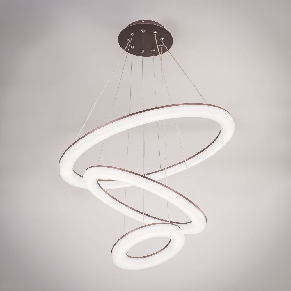 Светильник 65 см, 104W, 3000-4200K с пультом Citilux Электрон CL710A105S, венге