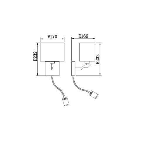 Бра Vele Luce Ultimo VL1523W02 хром