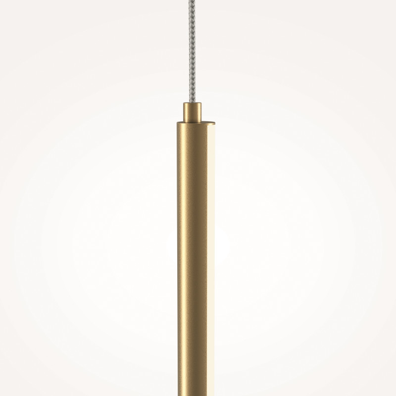 Подвесной светильник 1,7*1,7*415 см, LED, 15W, 3000К, Maytoni Halo MOD246PL-L24BSK1 латунный