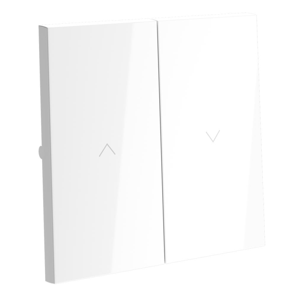 Клавиши для выключателя жалюзи, белый глянцевый Voltum S70 VLS002501, Пластик глянцевая