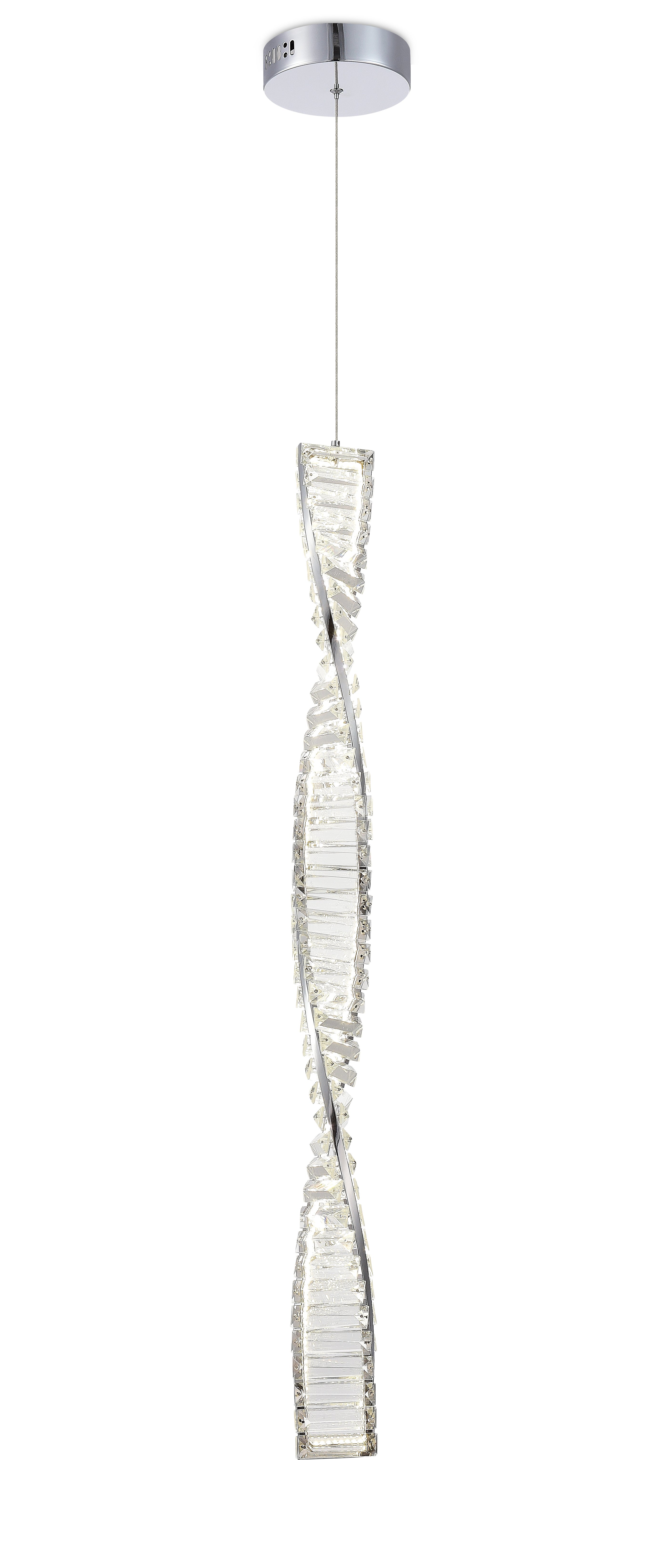 Светильник 7.6*11*100, LED, 9W 4000K NewRgy LED 2119-DW-100 CHROME, Хром