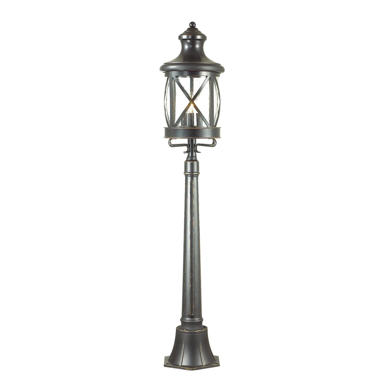Уличный светильник Odeon Light Sation 4045/3F черный/золотая патина