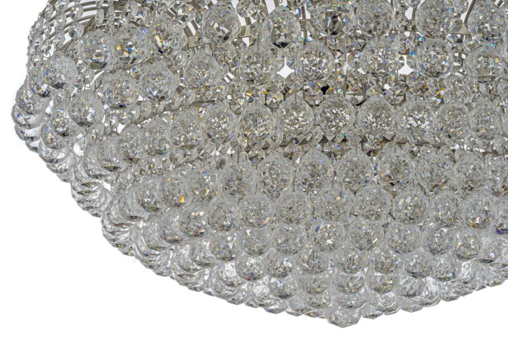 Люстра потолочная *60*33 см, 10*E14*40W, Arti Lampadari Empoli Nickel Empoli E 1.2.60.100 N, никель