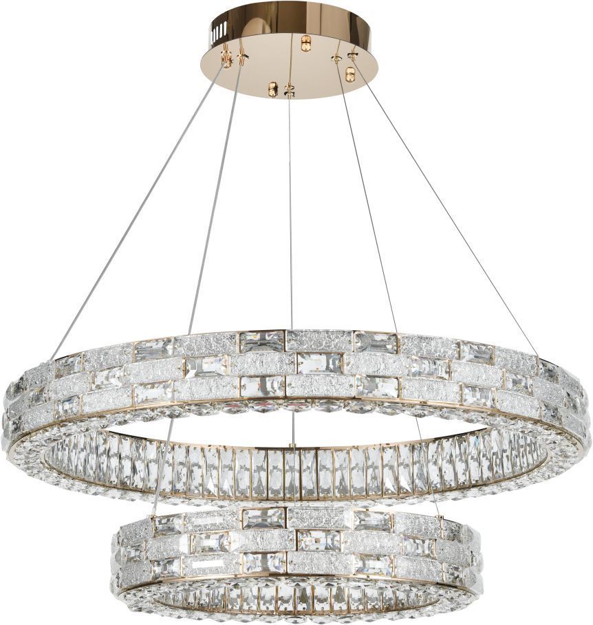 Подвесная люстра 80 см, 120W, 2800-6500K, Stilfort Gabbana 4014/03/02P, золото