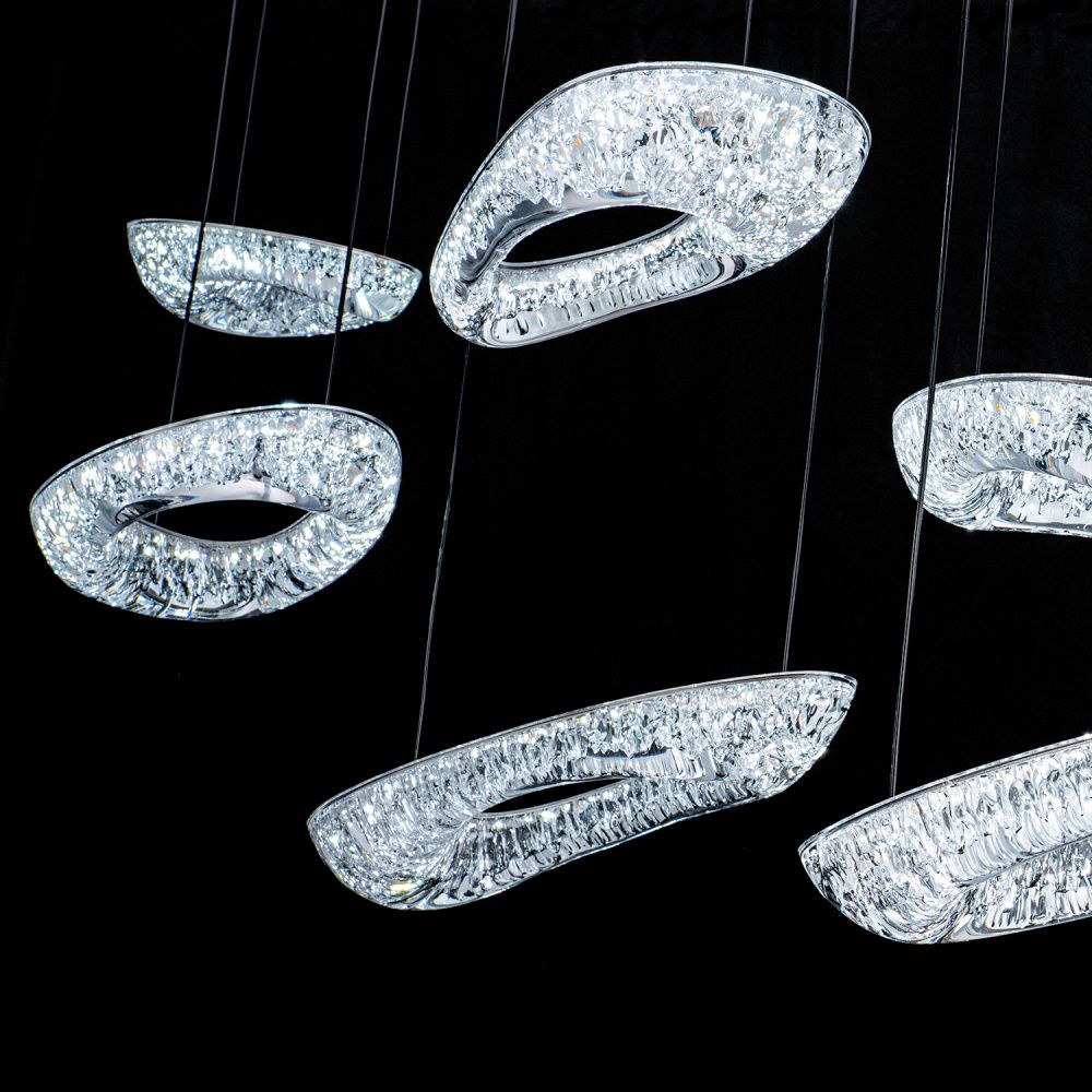 Подвесной светильник 27*120 см MODESTYLE MS.2333.7 BK