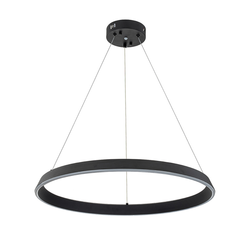 Подвесной светильник 60 см, 39W, 3000-6500K, Indigo Orta V000090L, черный, 14019/1P Black