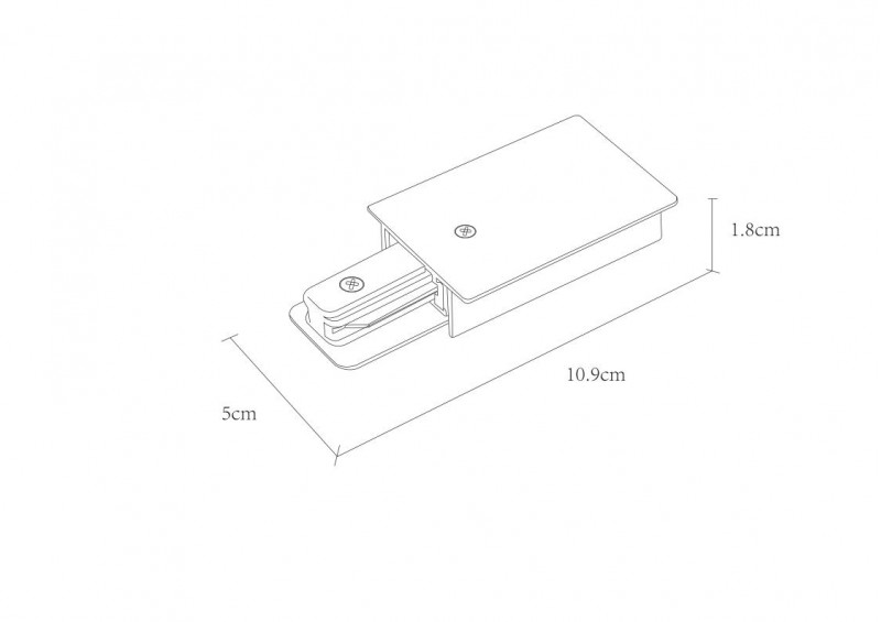 Комплектующие для трек-систем Arte Lamp Track Accessories A160133, белый