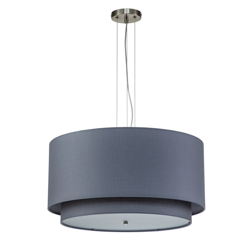 Подвесной светильник 600*600*320/1820 мм, 3*E27 никель Indigo Nebbia V000353, 13020/3P Nickel