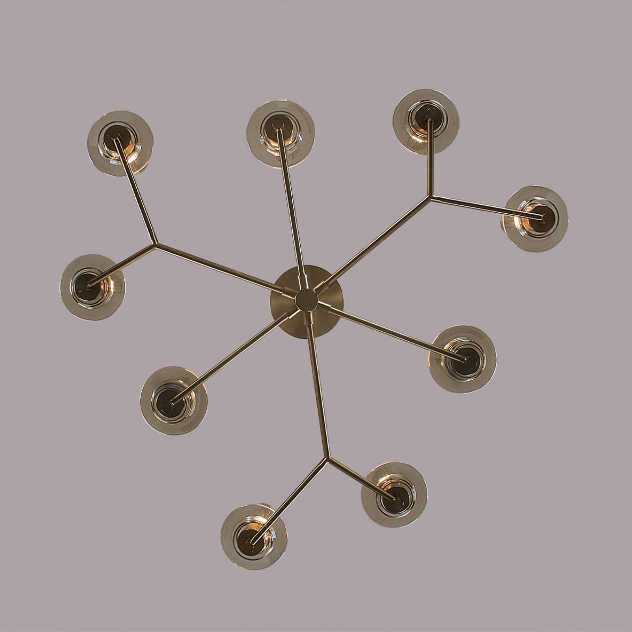Люстра потолочная 31*47*20 см, 9*E14 Lumion Madonna 6554/9C бронзовый
