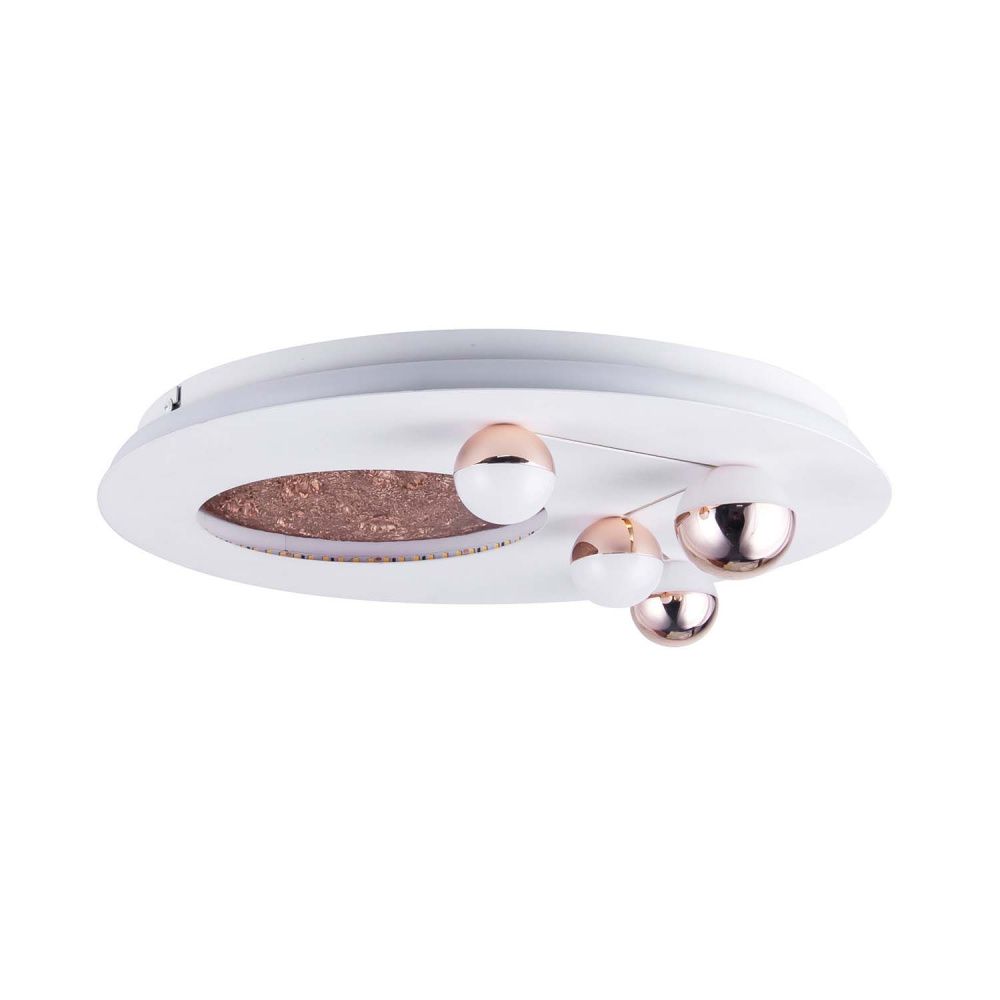 Потолочный светильник 40*10 см, 4*LED, 36W, 4000K, Favourite Plaides 4630-4C, белый