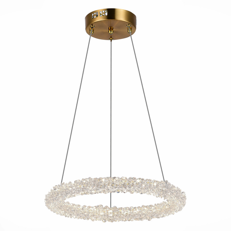 Люстра подвесная 40 см, 25W 3000 - 6500K ST LUCE AVANA SL6110.203.01 Золотистый