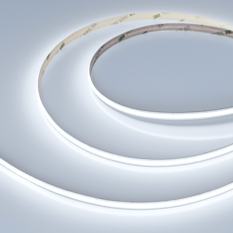 Лента COB-X528-8mm 24V White6000 (6 W/m, IP20, 5m, FreeCut) (Arlight, Свободная резка) 046885. Цена указана за 5 метров. Продается кратно 5 метрам.