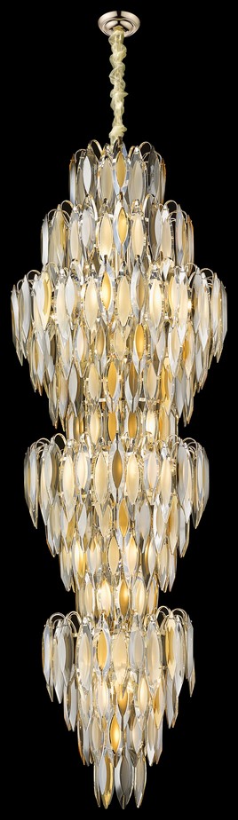 Светильник подвесной Wertmark Orlanda WE144.40.303, 60*60 см, золото