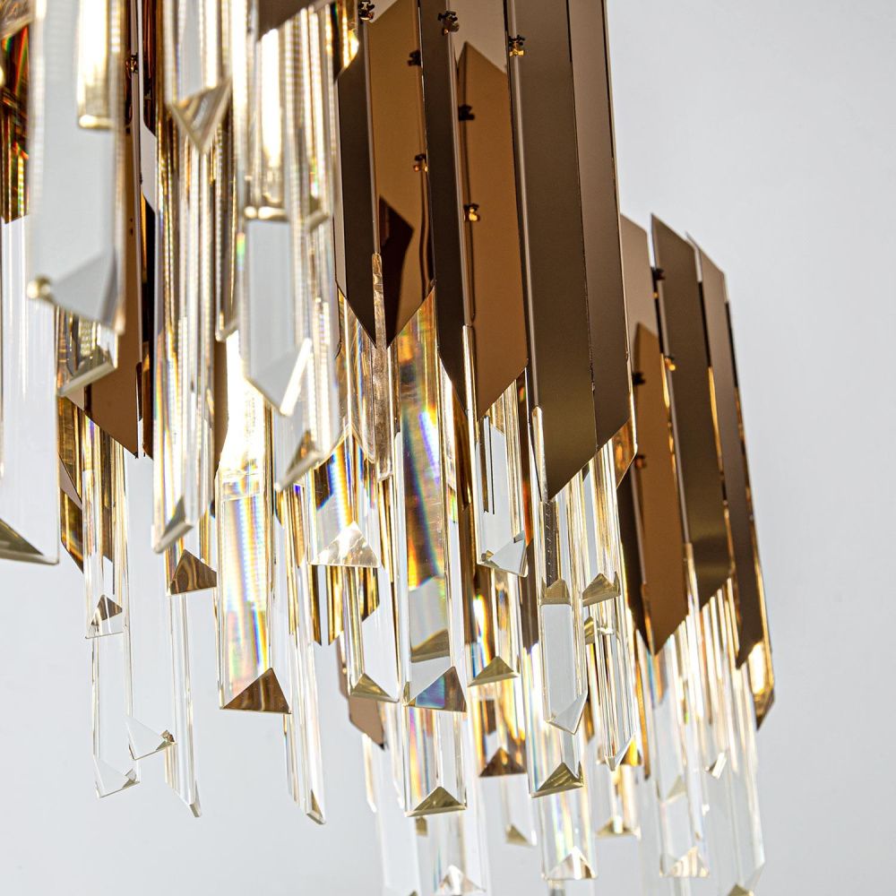 Подвесная люстра 75*20*130 см, Е 27 3x60W, Золото MODELUX ML.20208.3R GD