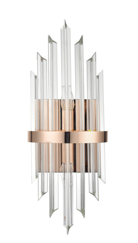 Бра 15*22*50 см, 2*E14 золото Vele Luce Clarinetto VL3314W32