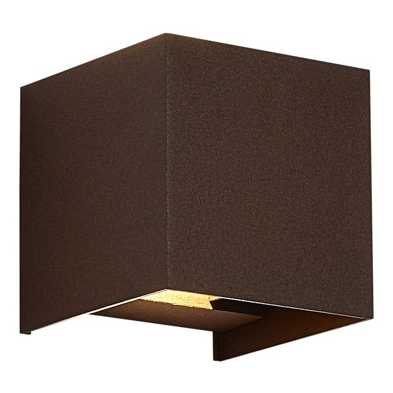 Светильник настенный 10*10*10 см, *LED*10W, 3000K, ST-Luce BRIK SL9513.601.01, коричневый