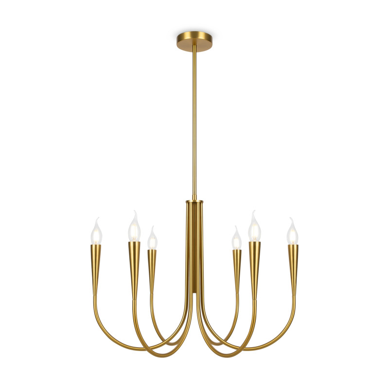 Светильник 63 см, Freya Branches FR5253PL-06BS, латунь