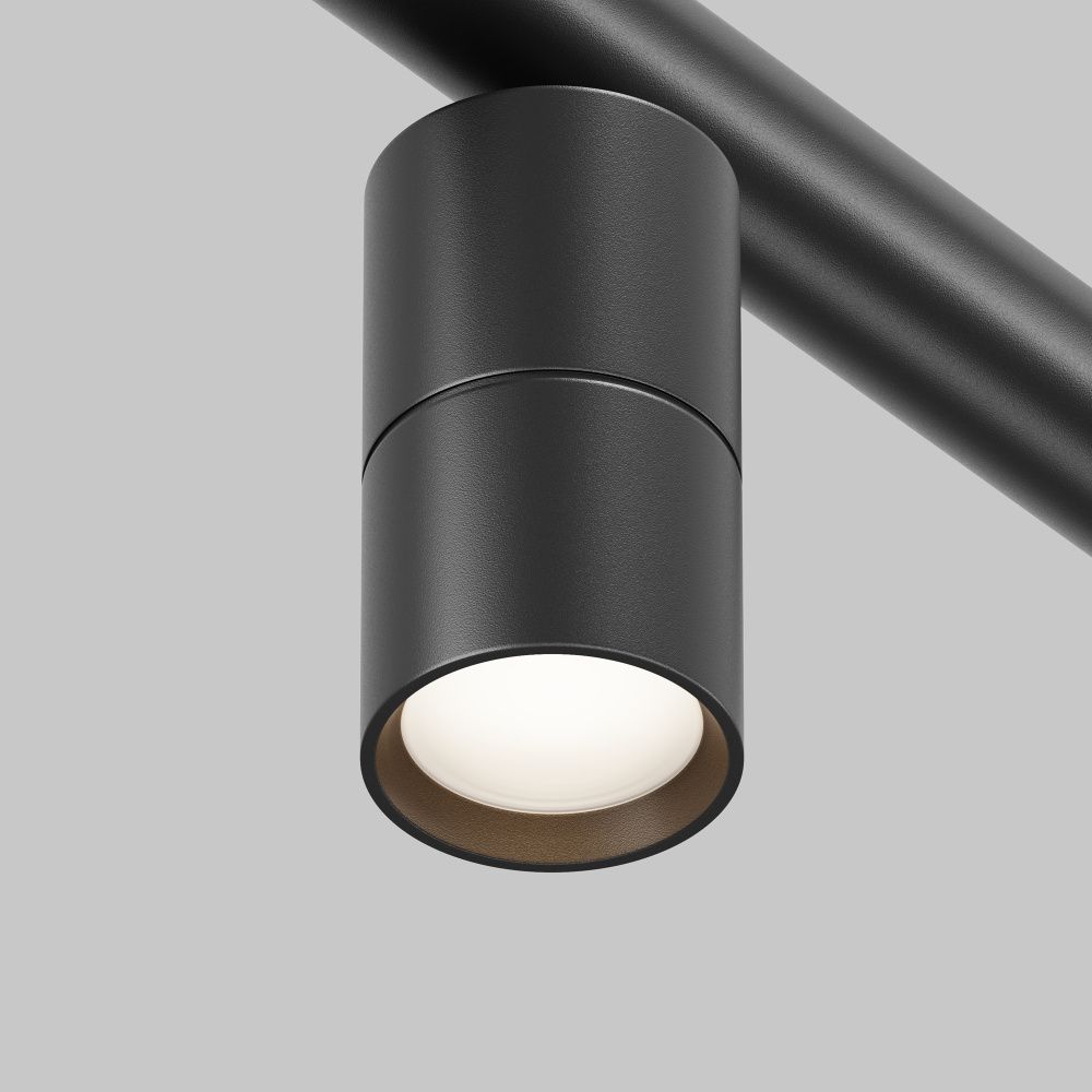 Светильник Focus Led для штанговой системы освещения Axity 3000-6000К 5Вт 36°, 20*3-8 см, LED*5W, Maytoni C103CL-5W3-6K-B, Черный