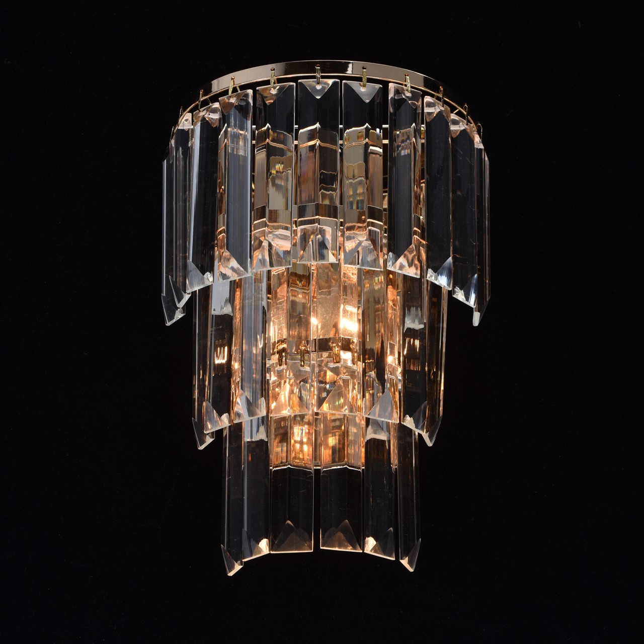 Бра 25*16*11 см, 1*E14 золото/прозрачный MW-Light Аделард 642022701