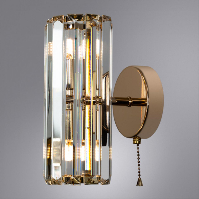 Светильник 22 см, Arte Lamp Santorini A1049AP-2GO, золото