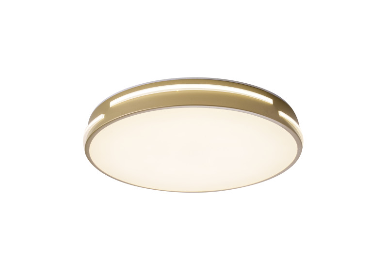 Накладной светильник 40*4 см, LED, 48W, 4000K Zortes Gabby ZRS.90610.40, латунный