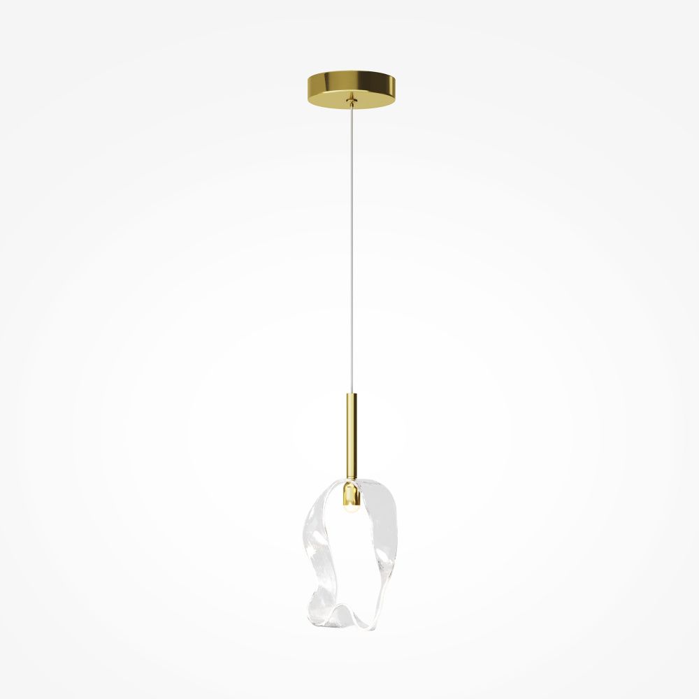 Подвесной светильник 16,2*5,5*49,3-339,3 см, *LED*3W, Maytoni Shiori MOD524PL-L3BSK3, Латунь