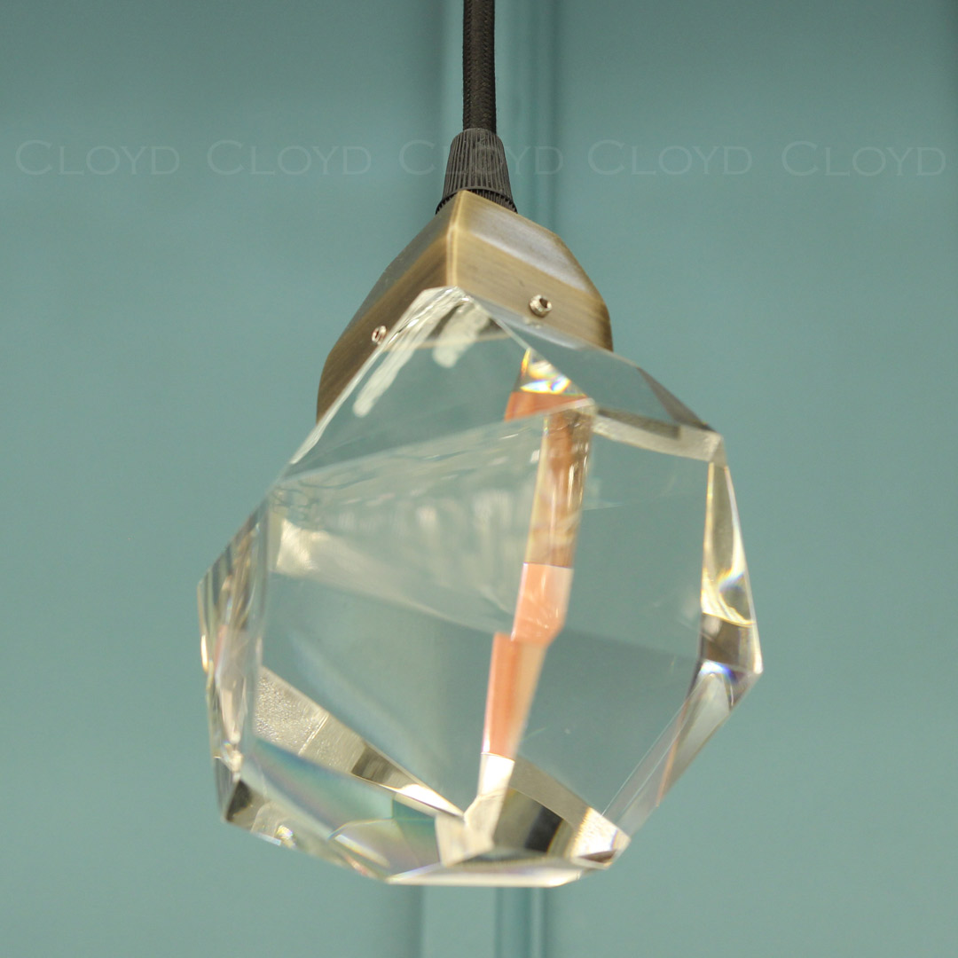 Подвесной светильник 11*16 см 1*LED 3W латунь темная Cloyd Bozon 10723