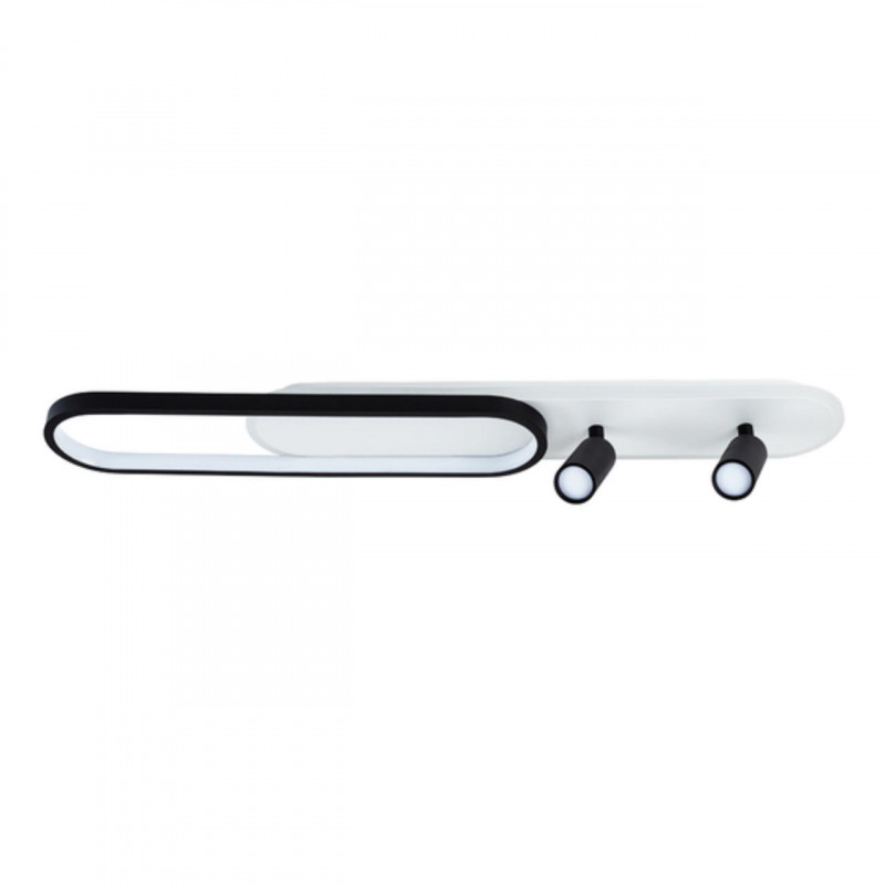 Бра 80 см, 32W, 4000K, Arte Lamp LUCAS A2600PL-32BK, черный-белый