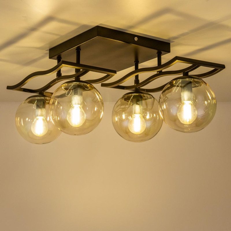 Светильник Citilux Бриз CL106245, коричневый