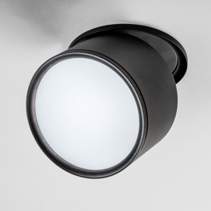Спот *10*-6,4 см, *LED*12W, 3000/4000/6000K, Lightstar Acuto 215857, черный