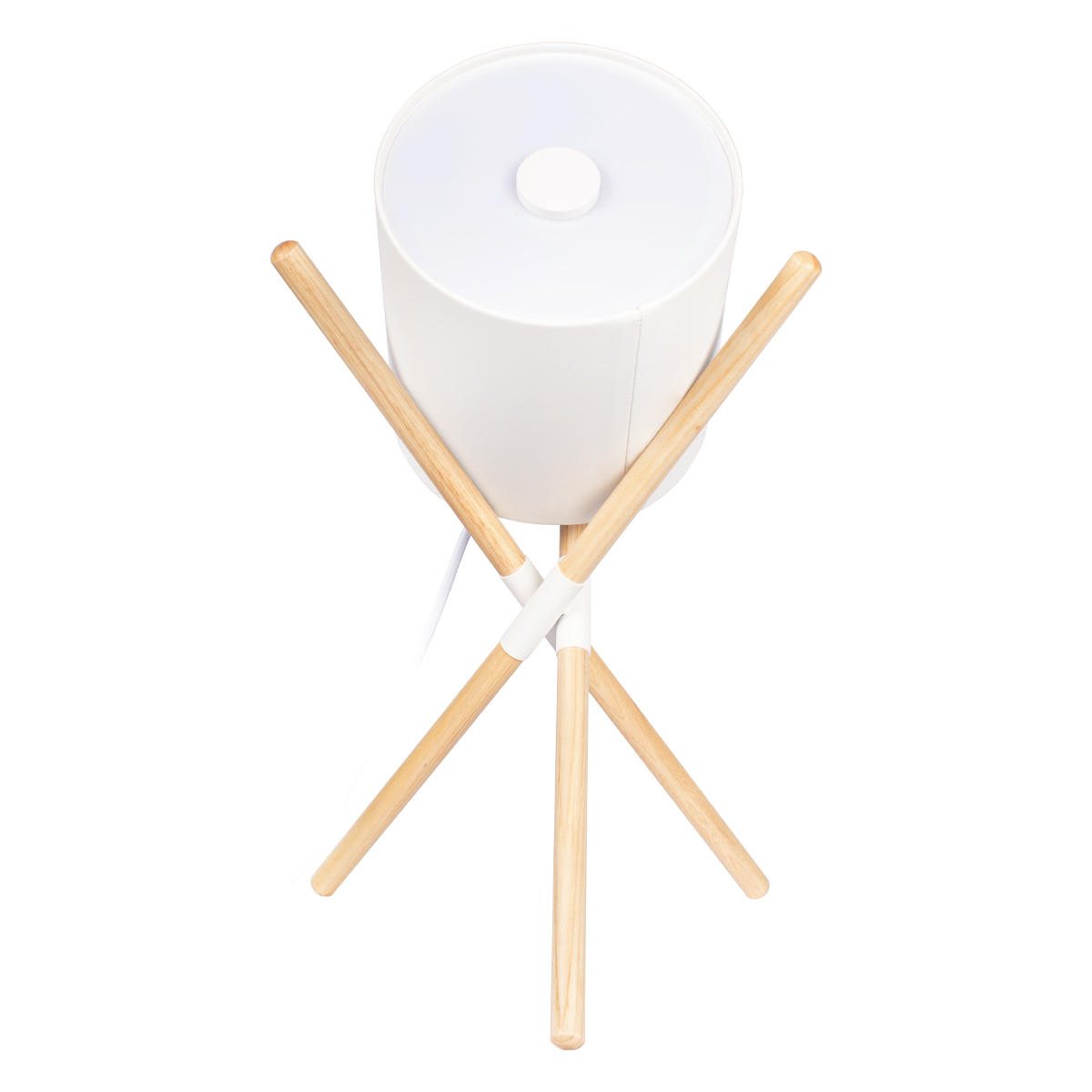 Настольная лампа 40* см, 1*E27*40W  LOFT IT Bobbin 10245T White дерево, белый