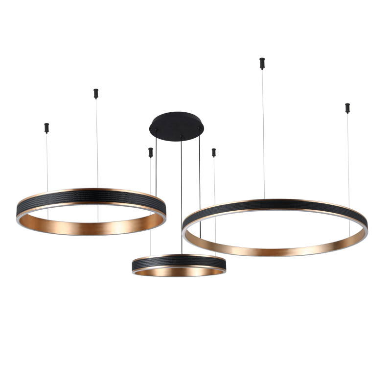 Люстра 130*156*5 см, 1 LED*145W, 4000 К, Divinare Avanti 1926/17 SP-3, Латунь