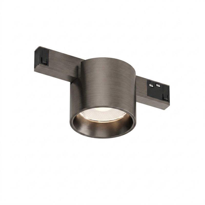Светильник на шине 16*7*6,7 см, *LED*8W, 3000K, Denkirs SHINE PRIME SPOT 3000К | ШАЙН ПРАЙМ СПОТ 3000К DK4763-DN, темный никель
