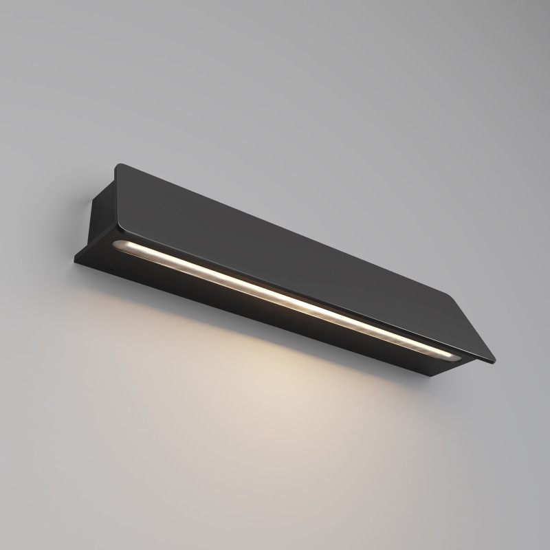 Светильник настенный 9*40*8 см, LED, 10W, 3000К, Maytoni Trupp O429WL-L10GF3K серый