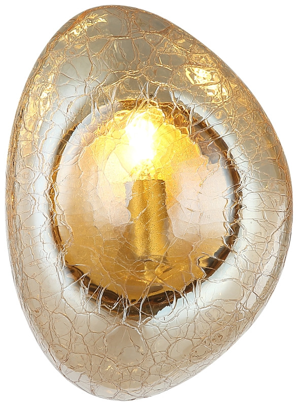 Бра 20,8*12,5*27,5 см, 1*E14 40W Бронза, Шампань Stilfort Cosmik 2164/03/01W