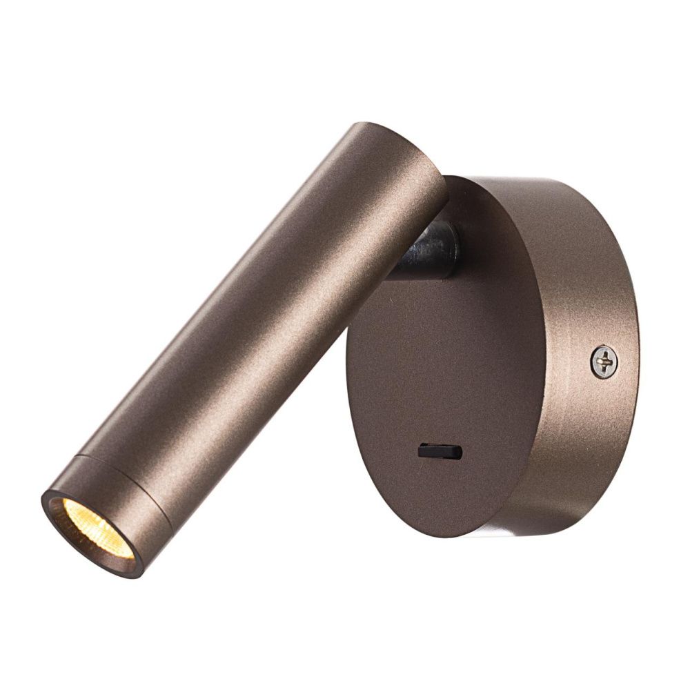 Светильник 11 см, 3W, 3000K, Citilux DEKART CL704103, коричневый