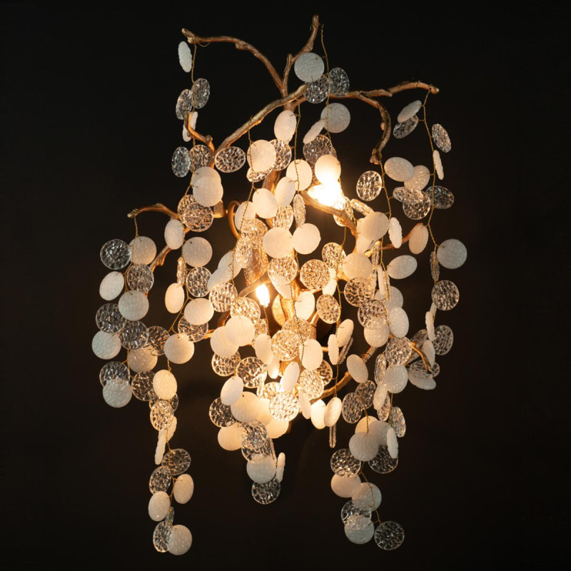 Бра *28 см, 3*G9*W, Loft It 10066W GB Fairytree, Темное золото
