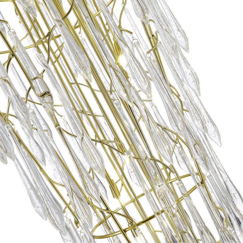 Светильник подвесной 90*230/380 см, 25*5W*G9 4000K ST LUCE Teardrops SL1660.203.25 шампань