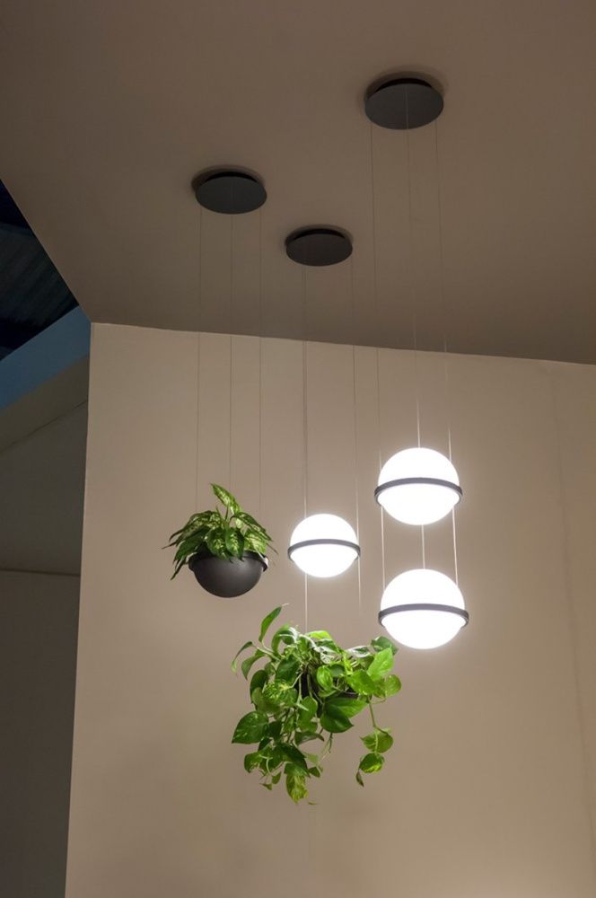 Подвесной светильник PALMA lamp Шар 22*22*250 см, 1*LED*9W, 3000, 4000, 6000K, ImperiumLoft 22.93727, Серый